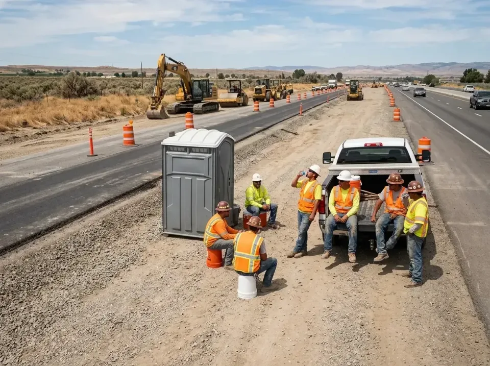 highway-road-construction-crew-007 — frequently asked questions, Porta Potty and Restroom Rentals in Rangely, CO